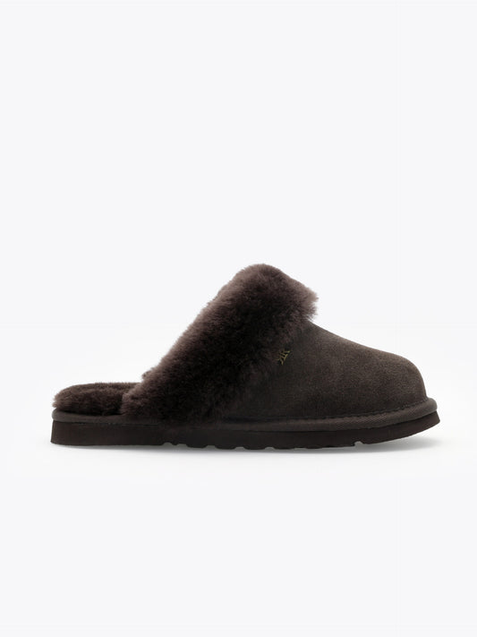 Roberto Rosso Sheepskin slipper Kaffe