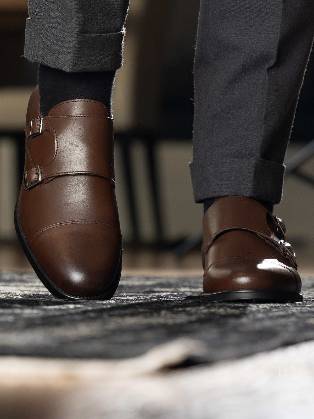 Gregers Monkstrap Brun