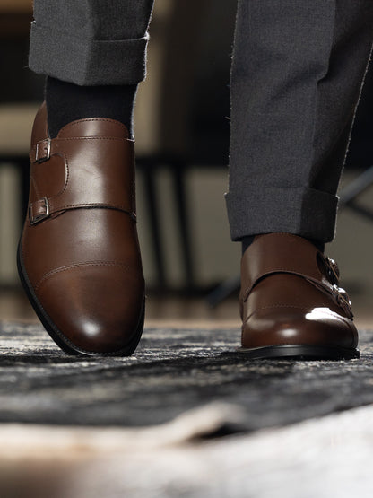 Gregers Monkstrap Brun