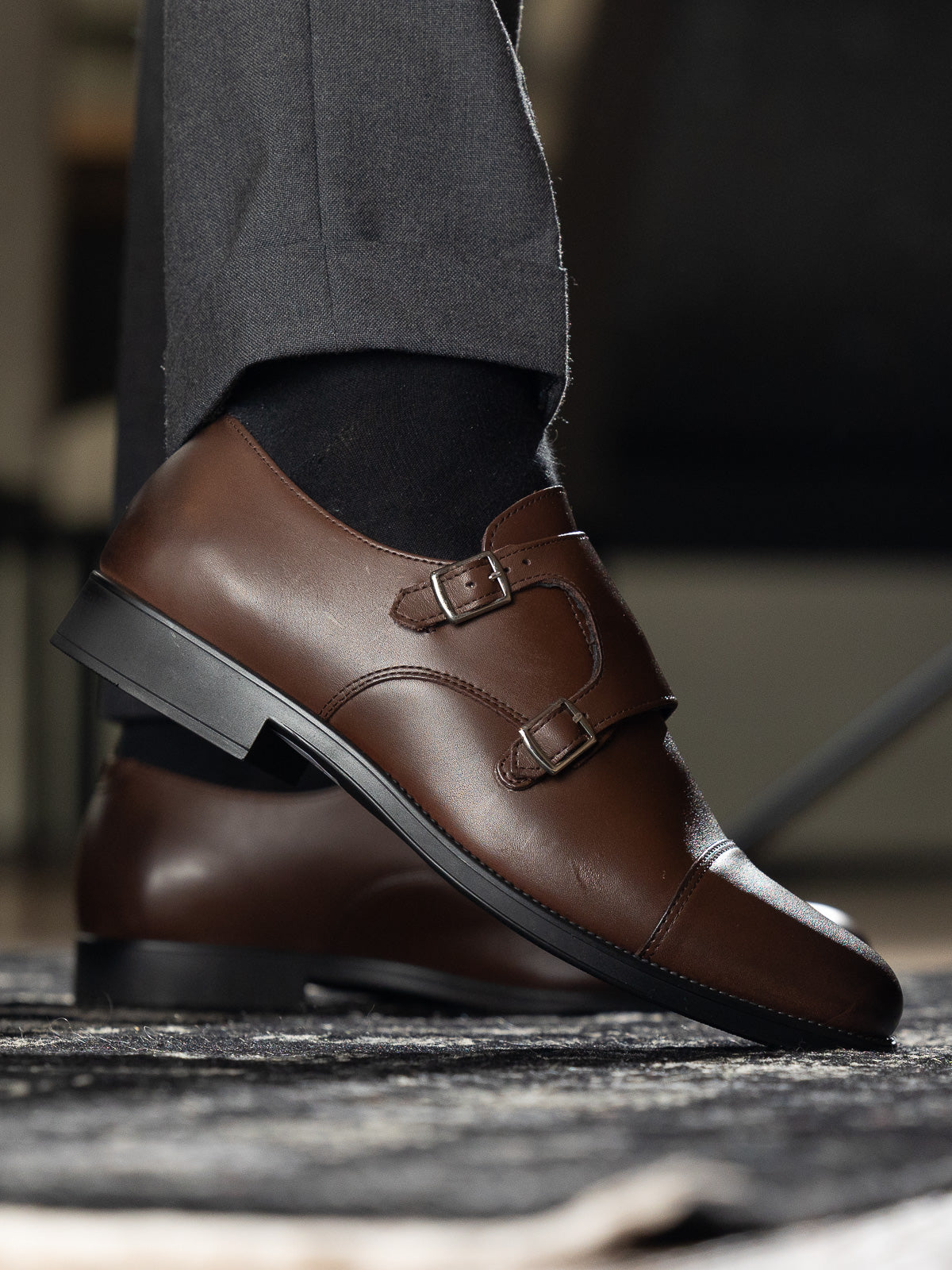 Gregers Monkstrap Brun