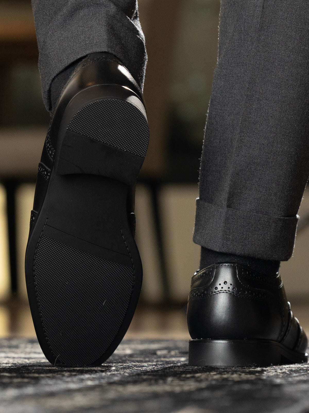 Gregers Oxford Brogue Sort