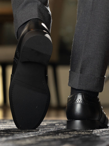 Gregers Oxford Brogue Sort