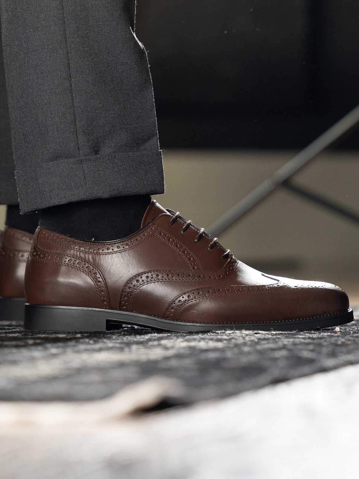Gregers Oxford Brogue Brun