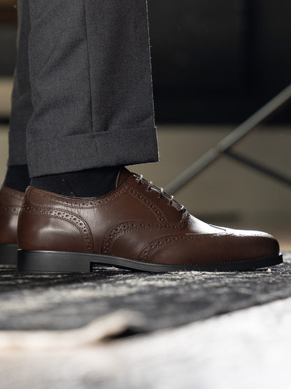 Gregers Oxford Brogue Brun