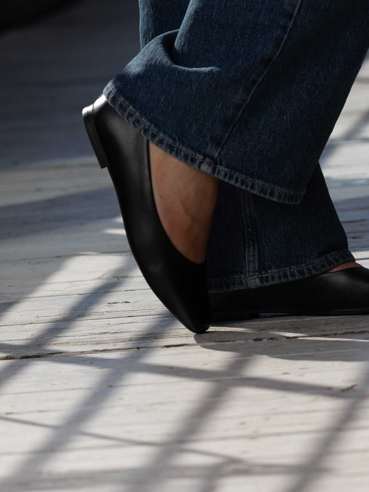 Trieste Ballerina Leather