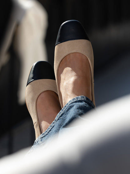 Trieste Ballerina Leather