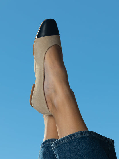Trieste Ballerina Leather