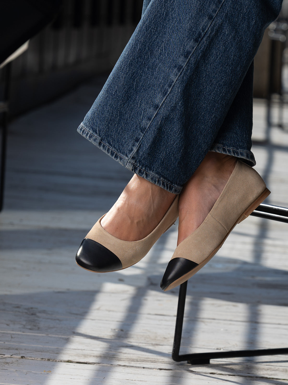 Trieste Ballerina Leather