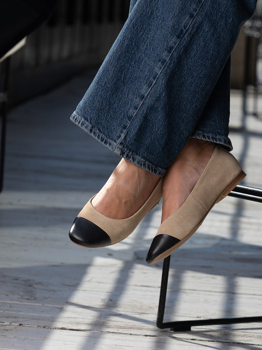 Trieste Ballerina Leather