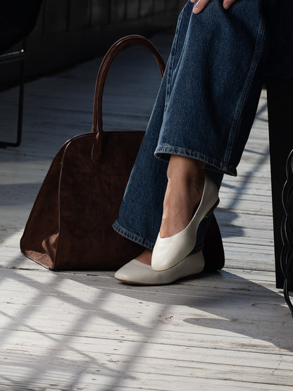 Trieste Ballerina Leather