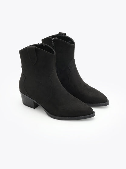 Roberto Rosso Western Boot Low Sort