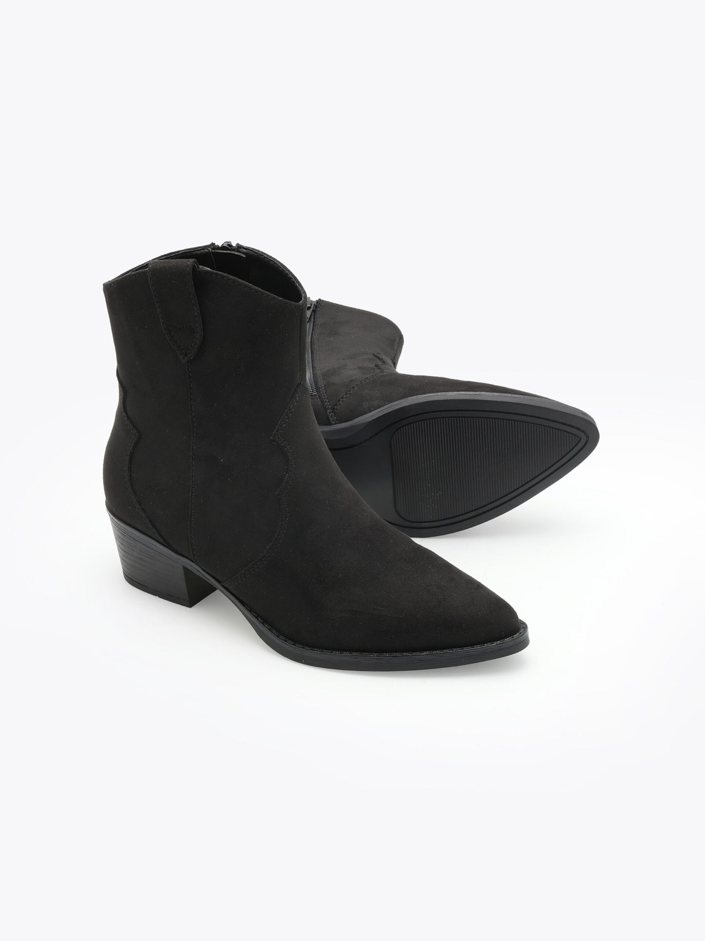 Roberto Rosso Western Boot Low Sort