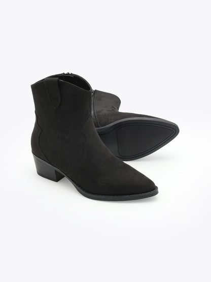 Roberto Rosso Western Boot Low Sort
